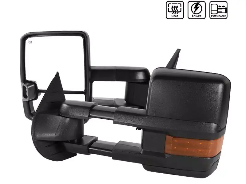 Clearance SPEC-D Towing Mirrors RMX-SIV07G3LEDHP-FS | RealTruck