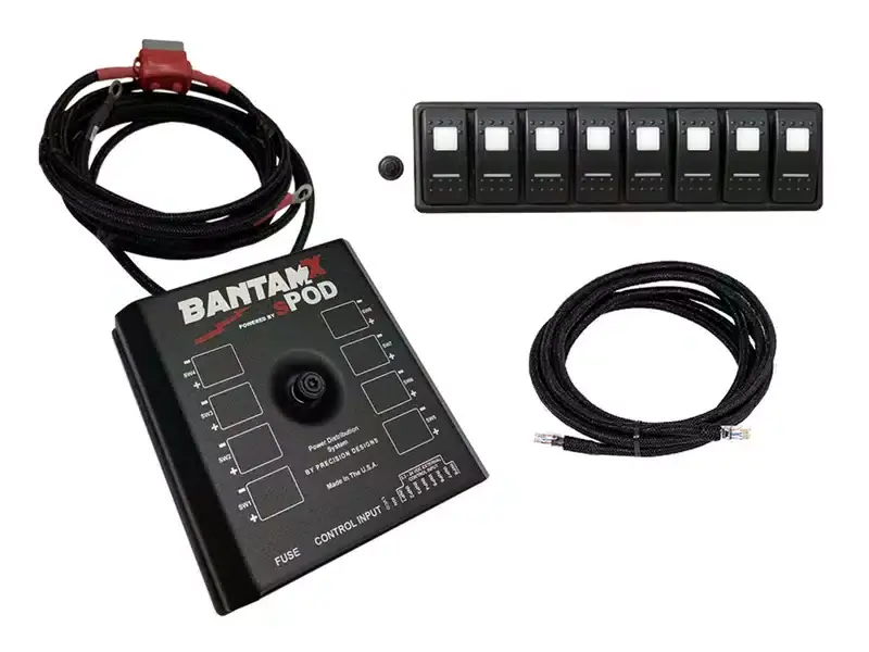 Place Order sPOD BantamX Universal Switch Panel Kit BX-MOD-84-B | RealTruck
