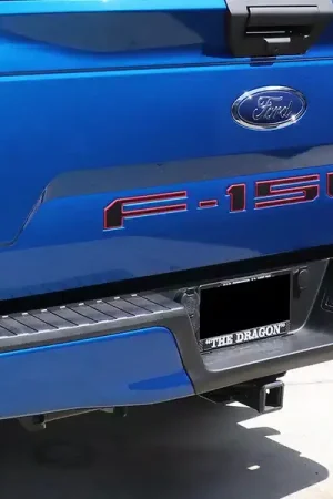 Weekend Sale Tufskinz Ford Tailgate Lettering Emblems FRD002-RED-025-G | RealTruck