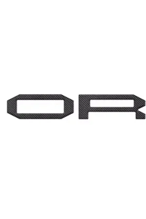 Tufskinz Front Grill Letter Overlays FRD063-DCF-G | RealTruck Discount