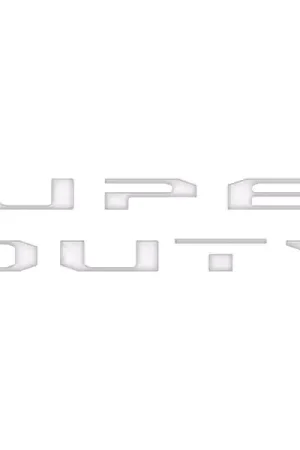Best Choice Tufskinz Tailgate Letter Overlays SUP071-STW-G | RealTruck