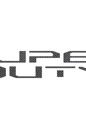 Certified Tufskinz Hood Letter Inserts SUP074-RCF-X | RealTruck