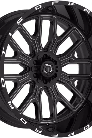 TIS Milled Gloss Black 560 Wheel 560BM-2108119 | RealTruck Best Price