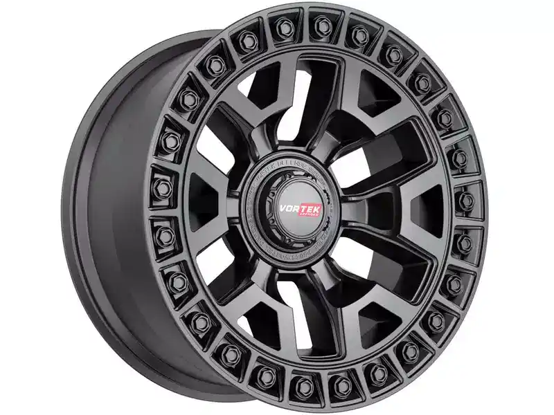 Vortek Matte Black VRD-704 Wheel 7041795412MB | RealTruck Bargain
