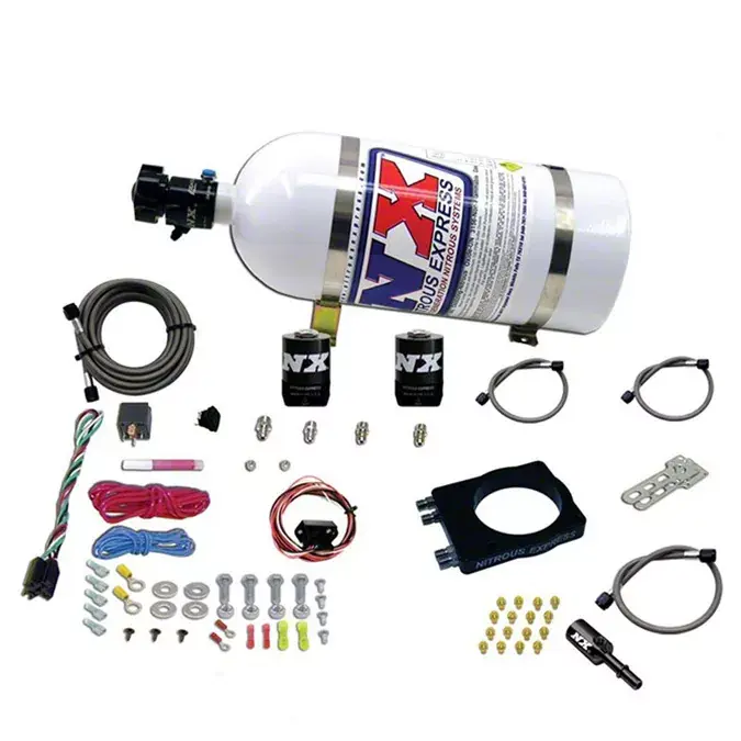 Nitrous Express HEMI 90mm Nitrous Plate System; 10 lb. Bottle Instant Buy
