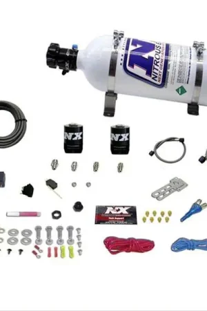 Nitrous Express Dodge EFI Single Nitrous Nozzle System; 5 lb. Bottle Worldwide Shipping