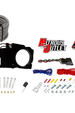 Last Chance Nitrous Outlet 85mm 5.7L Hemi Intake Hardline Plate System; No Bottle