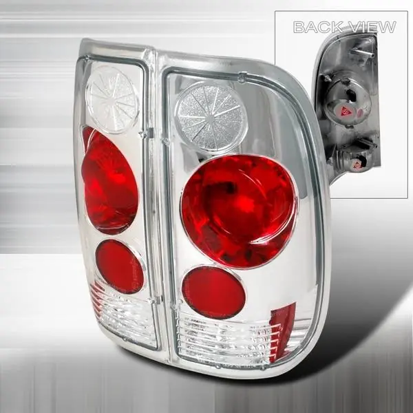 Hassle-Free Returns Ford F150 Custom Disco Chrome Taillights - LT-F15097-YD