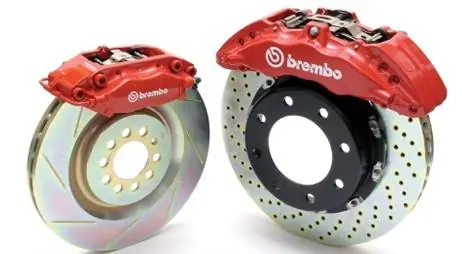 Best Choice Infiniti G35 4DR Brembo Gran Turismo Brake Kit with 6 Piston 380x32 Disc & 2-Piece Rotor - Front - 1Mx.9020A