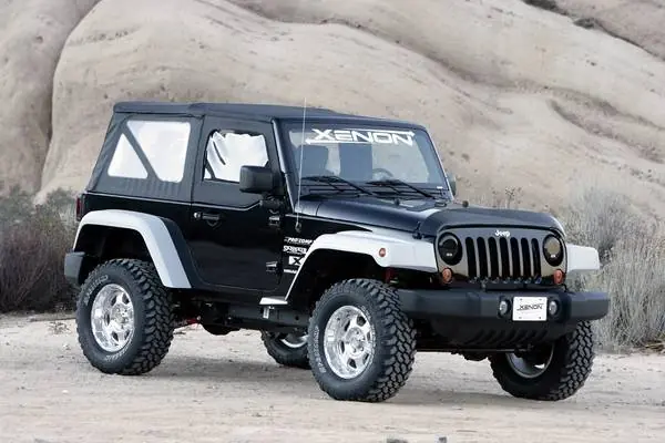 Jeep Wrangler Xenon Step Down Urethane Fender Flare Kit - 8860 Markdown