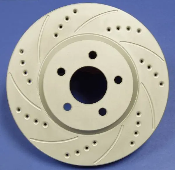 Direct From Factory Toyota Supra SP Performance Cross Drilled and Slotted Vented Front Rotors - F52-178