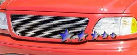 Ford F150 APS Billet Grille - Honeycomb Style without Logo Opening - Upper - Aluminum - F65712A Hot Deal