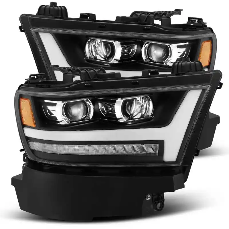 Grab Now AlphaRex 19-20 Dodge Ram 1500 LUXX LED Proj Headlights Plnk Style Blac — PMD Premier Motoring Development