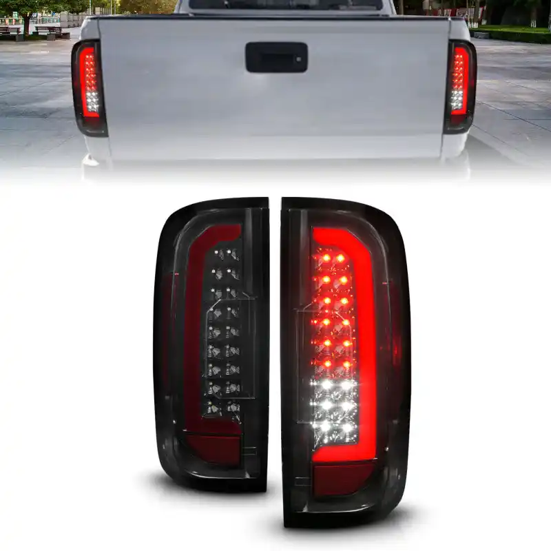 Wholesale ANZO 15-21 Chevrolet Colorado Full LED Tail Lights w/ Red Lightbar Bla — PMD Premier Motoring Development