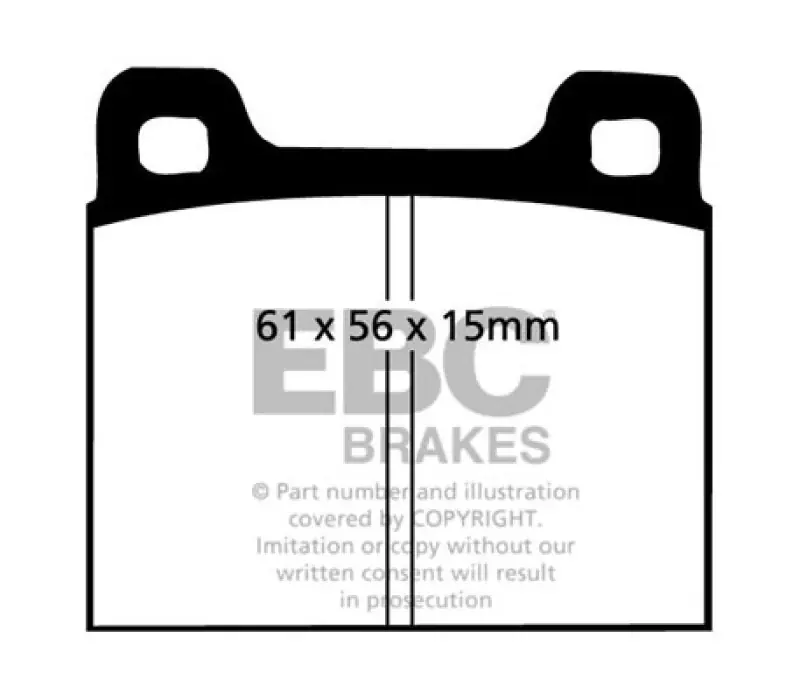 EBC 77-84 Alfa Romeo Alfasud 1.2 Greenstuff Front Brake Pads — PMD Premier Motoring Development Limited Time
