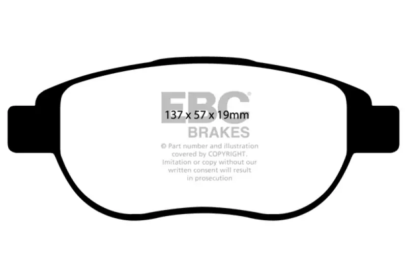 Order Now EBC Brakes Redstuff Ceramic Brake Pads — PMD Premier Motoring Development