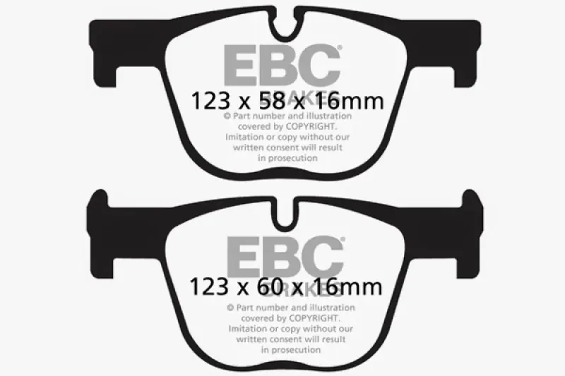 New Release EBC 12+ BMW 335 3.0 Turbo (F30) Redstuff Rear Brake Pads — PMD Premier Motoring Development
