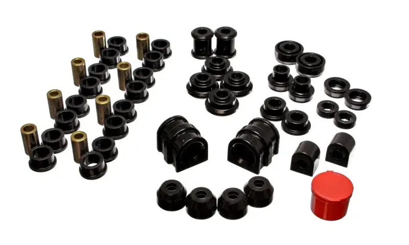 Energy Suspension 91-02 Saturn S Series Coupe/Sedan/Wagon Black Hyper- — PMD Premier Motoring Development Cheap