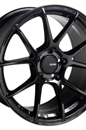 Brand New Enkei TS-V 18x8.5 5x100 45mm Offset 72.6mm Bore Glass Black Wheel — PMD Premier Motoring Development