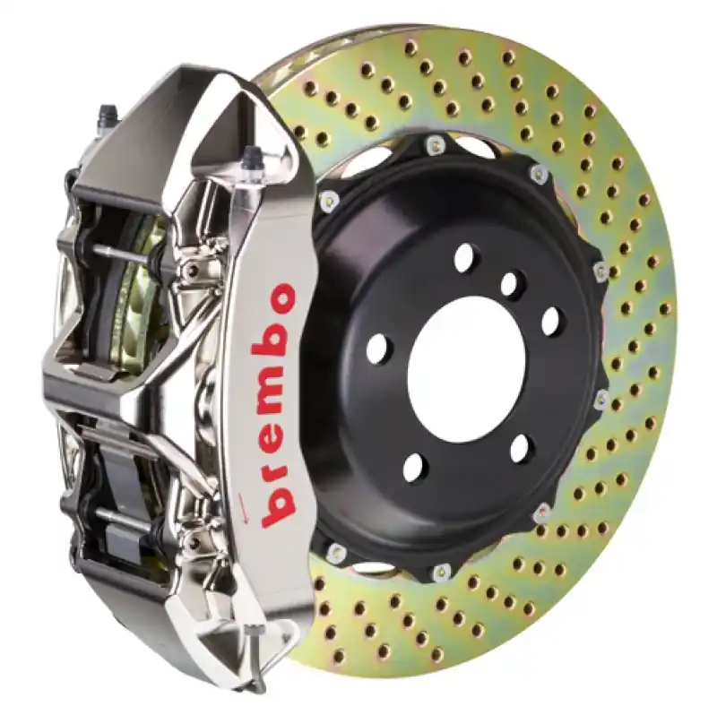 Brembo 05-14 Mustang GT Excl non-ABS Equipped Fr GTR BBK 6Pist Billet— PMD Premier Motoring Development Free Returns