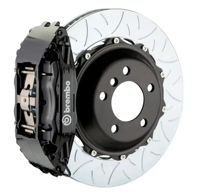 Exclusive Brembo 15-21 GTI Front GT BBK 6 Piston Cast 355x32 2pc Rotor Slotted T — PMD Premier Motoring Development