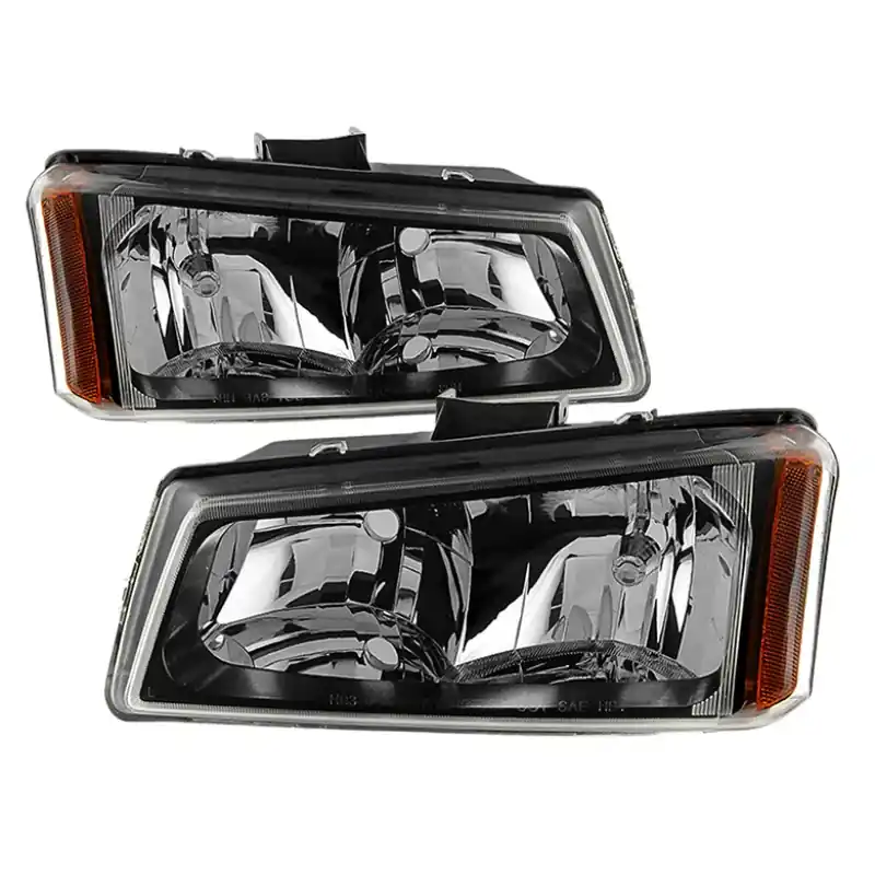 xTune Chevy Silverado 1500/2500/3500 03-06 Crystal Headlights Black HD — PMD Premier Motoring Development Affordable