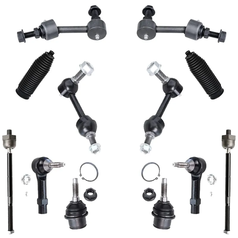 12pc Front & Rear Sway Bar Links Tie Rods Lower Ball Joints Suspension Kit Genuine
