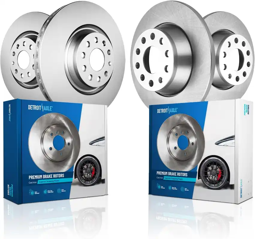 4pc Front & Rear Disc Brake Rotors Kit Sale