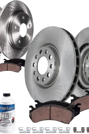 10pc Front & Rear Disc Rotors and Ceramic Brake Pads Kit Buy Direct