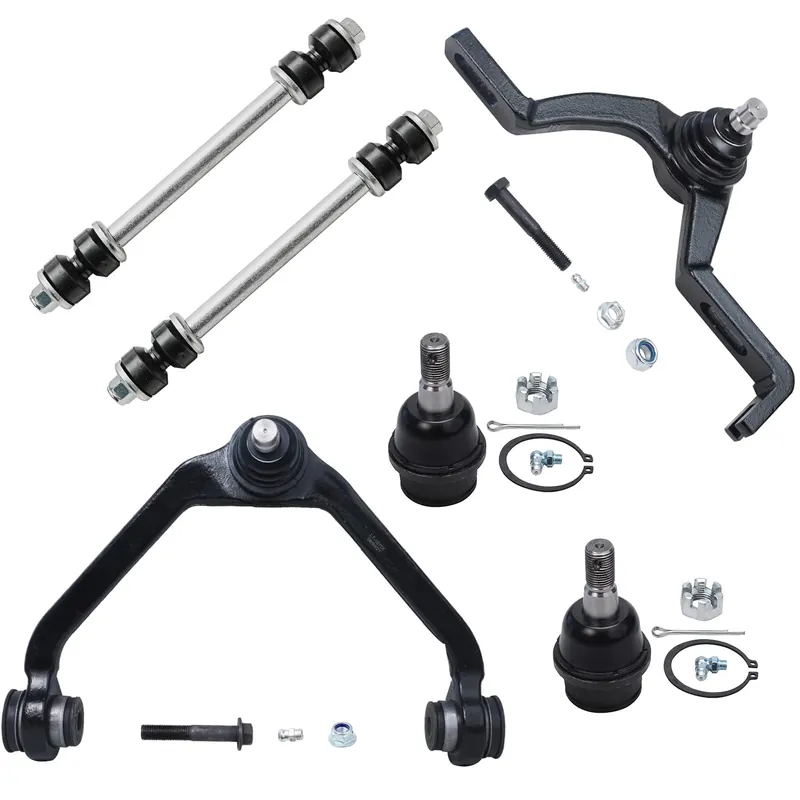 Price Cut 6pc Front Upper Control Arms Sway Bar Links Lower Ball Joints Suspension Kit