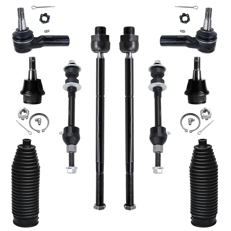 While Supplies Last 10pc Front Tie Rods Sway Bar Links Lower Ball Joints Suspension Kit