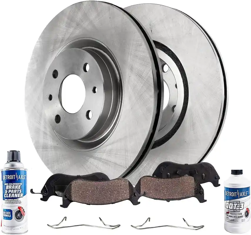 Instant Buy 6pc Front Disc Rotors and Ceramic Brake Pads Kit