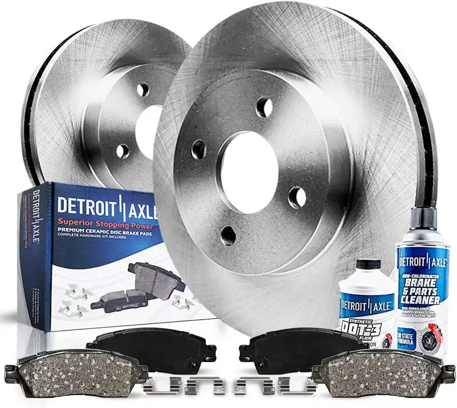 Buy Today 6pc Front Disc Rotors and Ceramic Brake Pads Kit