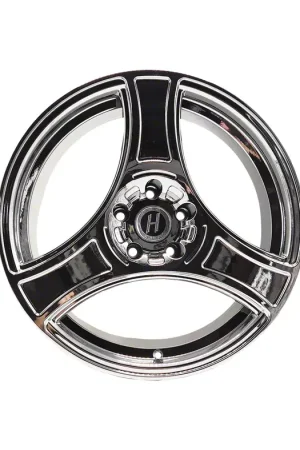 BUSHIDO MonoC Chrome Wheel; 18x8.5; 35mm Offset Authentic