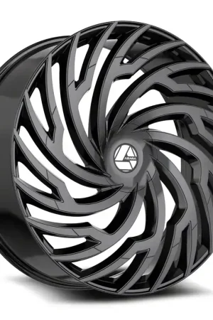 Azara AZA-536 Gloss Black Wheel; Rear Only; 22x9.5; 15mm Offset Fresh Stock