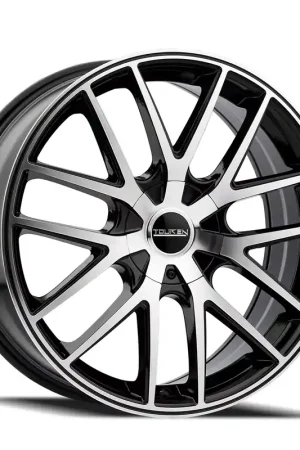 Best Price Touren TR60 Gloss Black Machined Wheel; 20x8.5; 40mm Offset