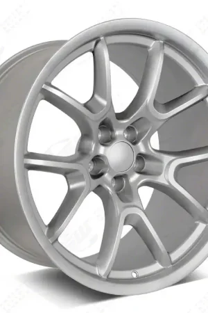 Flow Forged Anniversary Style Satin Silver Wheel; Rear Only; 20x11; 18mm Offset High Quality