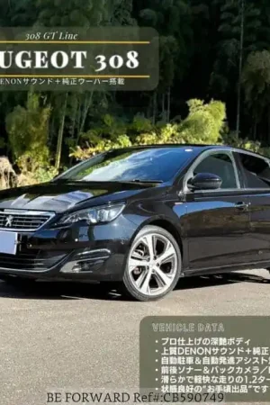 Used 2015 PEUGEOT 308/ABA-T9HN02 for sale. Find an affordable Used PEUGEOT 308 with No.1 Japanese used car exporter BE FORWARD. Buy Online