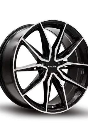 Kalon Cypher 102 Wheel 17x8 5x115 Gloss Black Machined 35mm - FREE T-SHIRT INCLUDED! Flash Sale