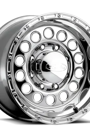 Authentic Raceline 887 Rock Crusher Wheel 15x8 5x114.3 Polished -32mm - FREE T-SHIRT INCLUDED!