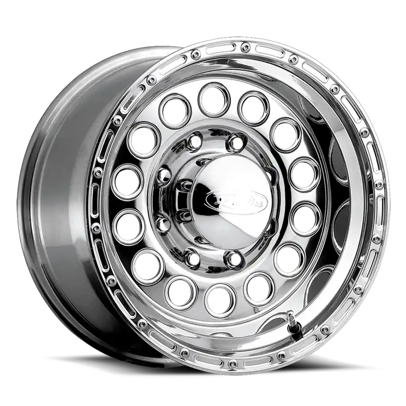 Authentic Raceline 887 Rock Crusher Wheel 15x8 5x114.3 Polished -32mm - FREE T-SHIRT INCLUDED!
