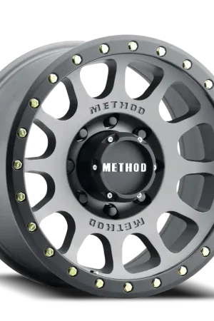Editor’s Pick Method Race 305T Nv Wheel 18x9 8x165.1 Titanium w/ Matte Black Lip 18mm - FREE T-SHIRT INCLUDED!