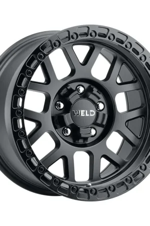 Discount Weld Off-Road Cinch Wheel 20x10 8x165.1 Satin Black w/ Gloss Black Ring -18mm - FREE T-SHIRT INCLUDED!
