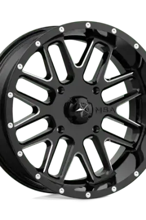 Hot Deal Msa Offroad M35 Bandit Atv Utv Wheel 18x7 4x156 Gloss Black Milled 0mm - FREE T-SHIRT INCLUDED!