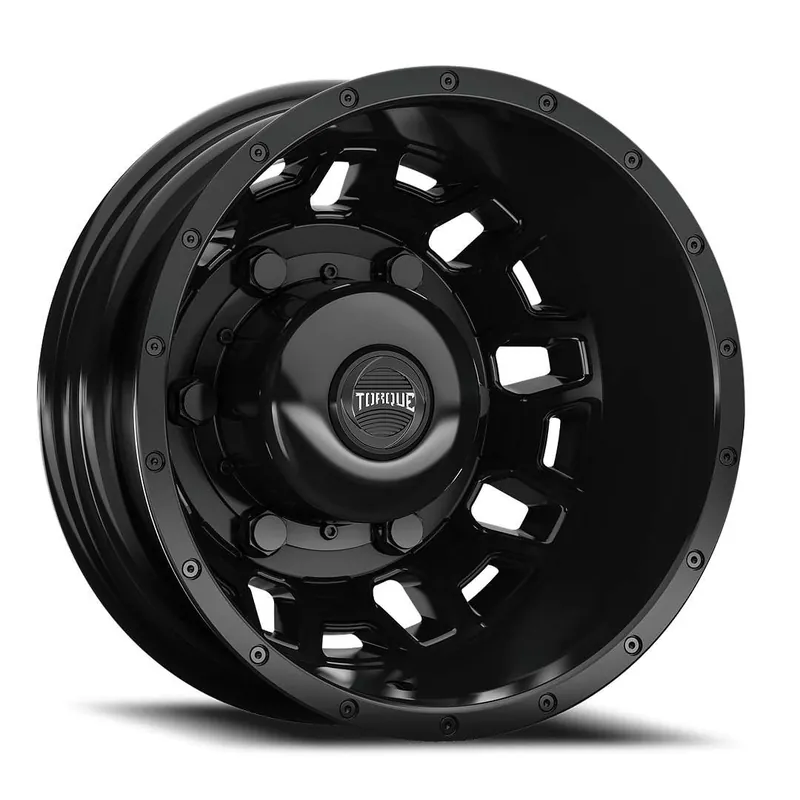 Torque Tw514C Rush Dually Wheel 16x6 6x205 Satin Black -130mm - FREE T-SHIRT INCLUDED! Fresh Stock