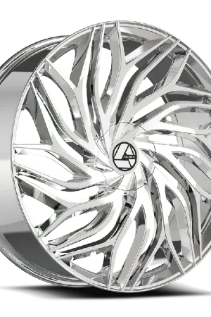 Azara Aza-537 Wheel 18x8 5x114.3 & 5x120 Nano Chrome 35mm Best Seller
