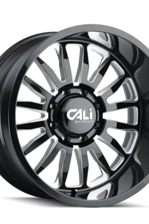 Cali Off-Road Summit Wheel 22x12 8x170 Gloss Black Milled -51mm Limited Edition