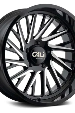 New Arrival Cali Off-Road Purge Wheel 22x12 8x170 Gloss Black Milled -51mm