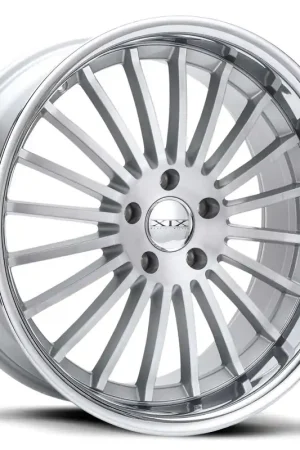 Xix X59 Wheel 20x8.5 5x114.3 Silver Brushed With Stainless Steel Lip 20mm Buy Direct