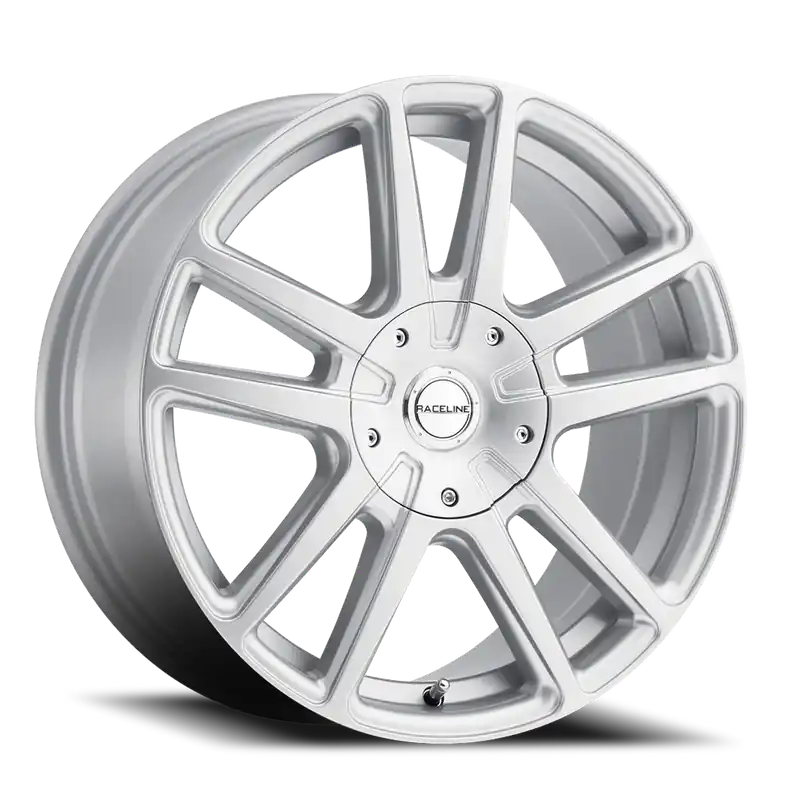 Raceline 145S Encore Wheel 17x7.5 5x110 & 5x115 Gloss Silver 40mm - FREE T-SHIRT INCLUDED! Hot Deal